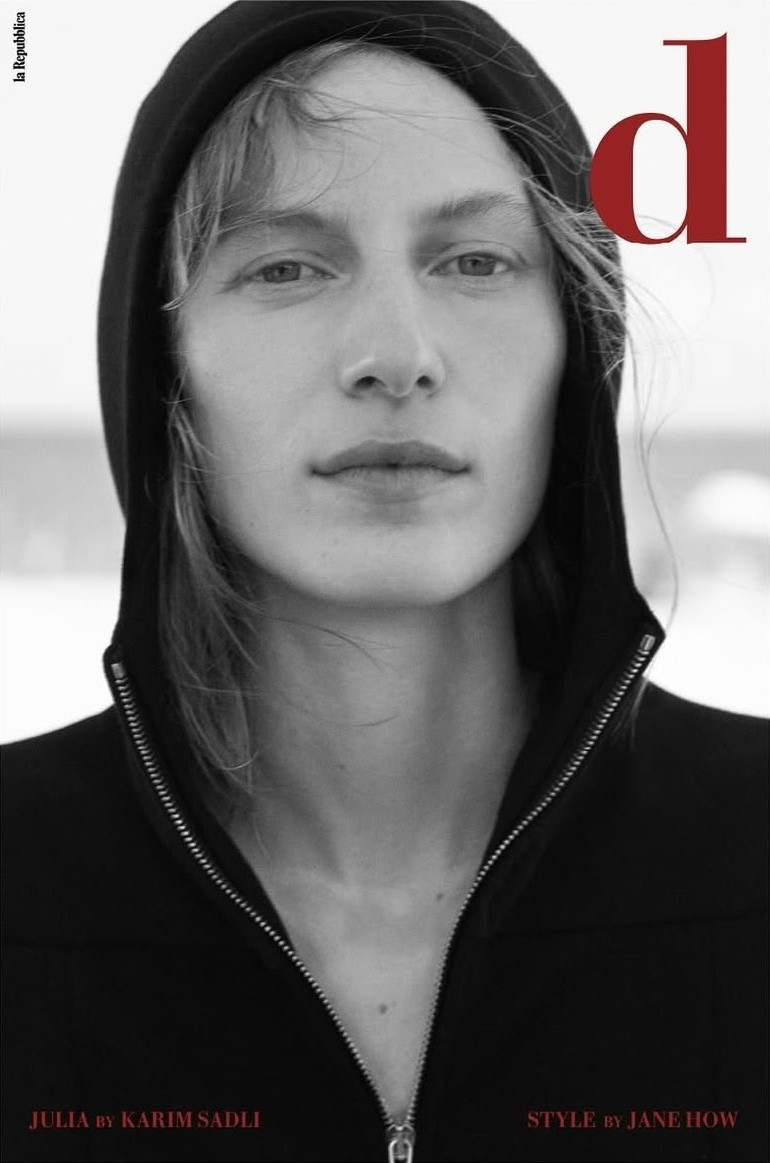 Julia Nobis featured on the La Repubblica delle Donne cover from October 2024