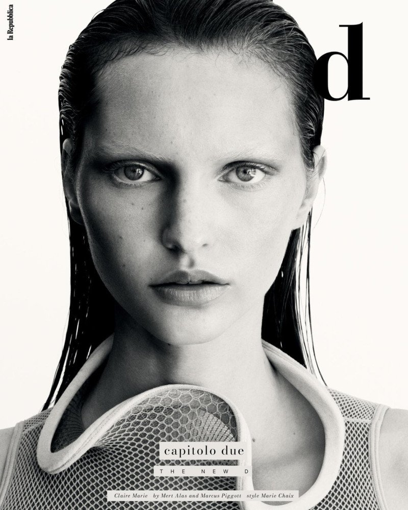 Claire Marie Biegalski featured on the La Repubblica delle Donne cover from October 2025