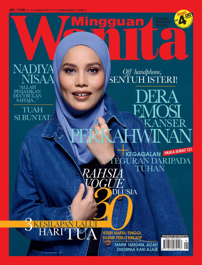  featured on the Mingguan Wanita cover from January 2017