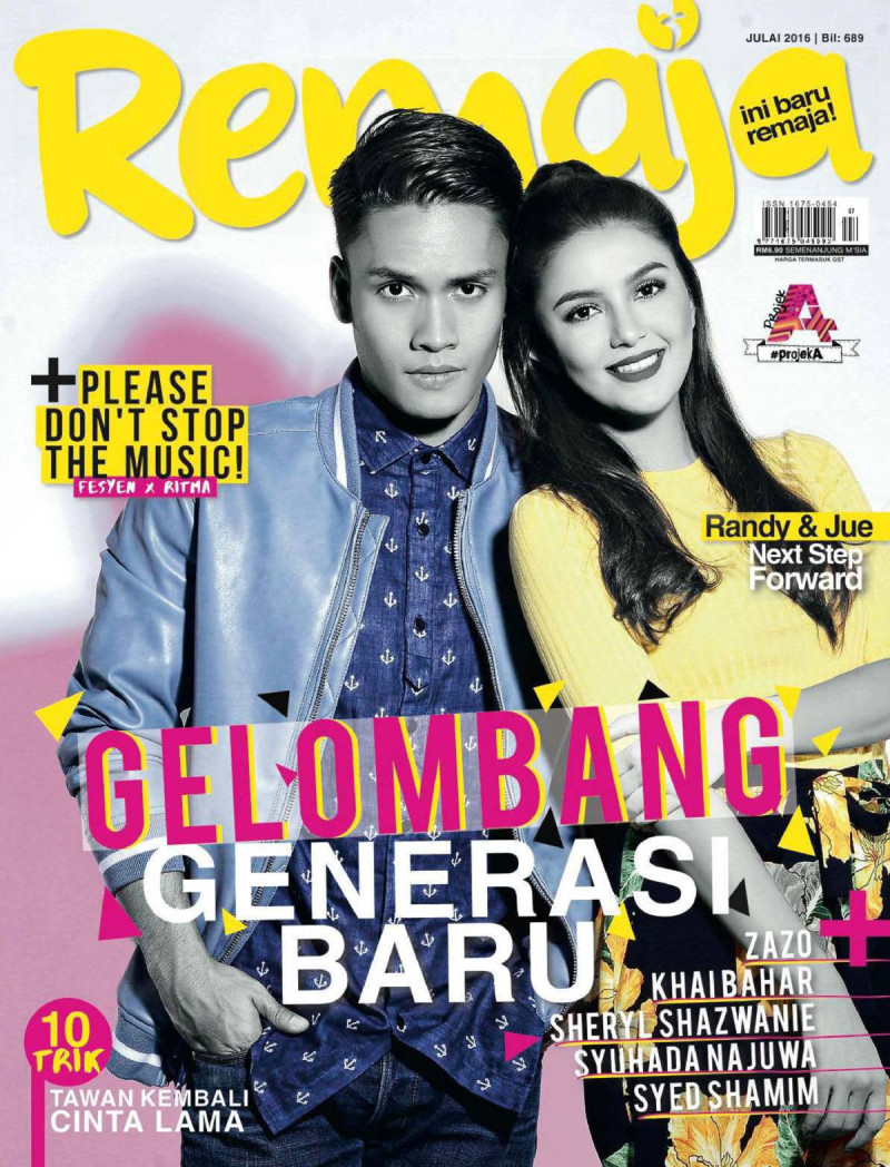  featured on the Remaja cover from July 2016