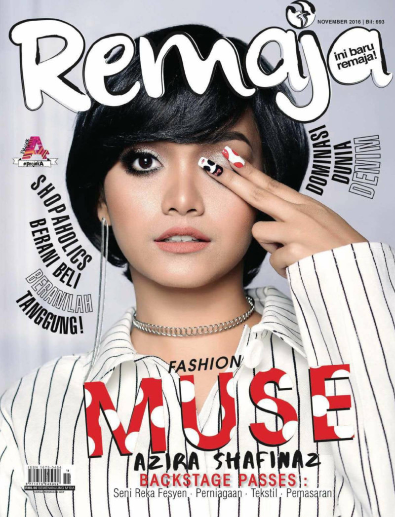  featured on the Remaja cover from November 2016