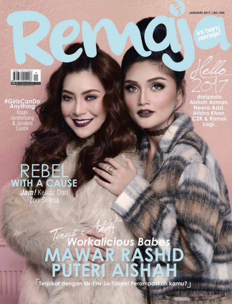  featured on the Remaja cover from January 2017