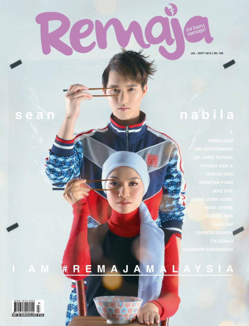  featured on the Remaja cover from July 2019