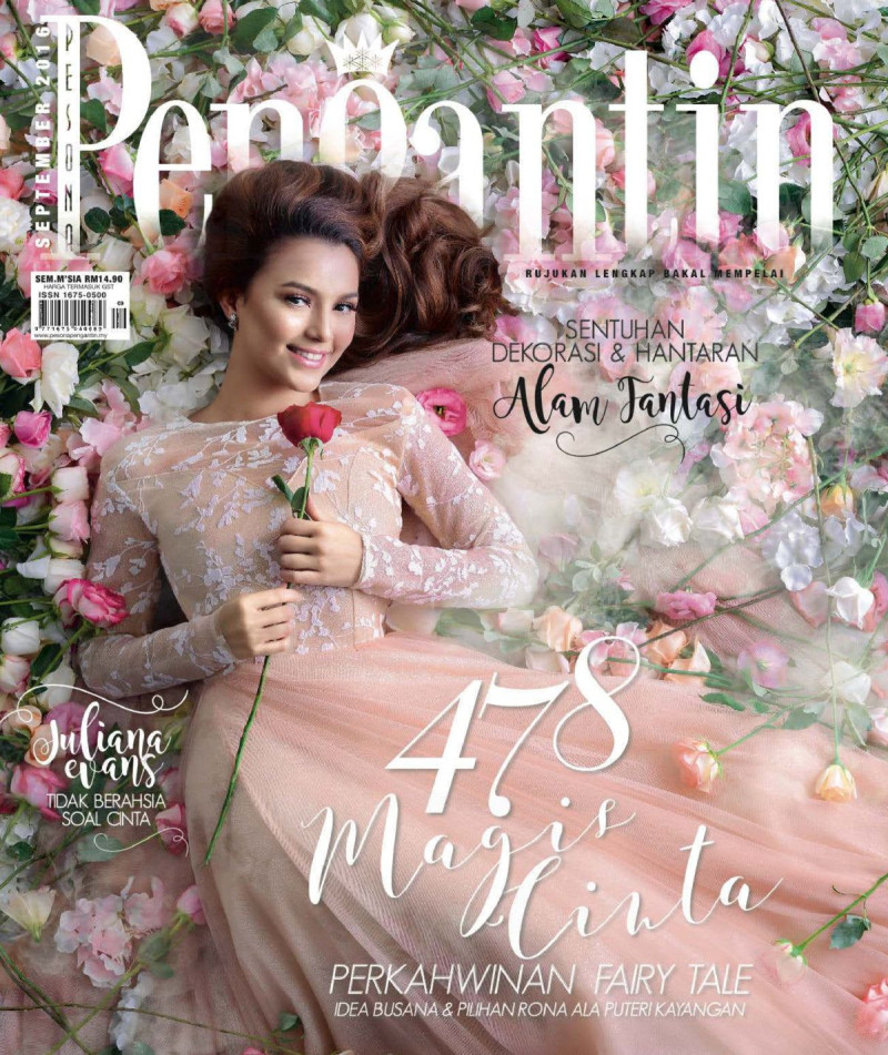  featured on the Pesona Pengantin cover from September 2016