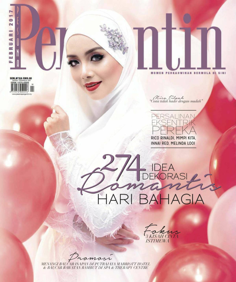  featured on the Pesona Pengantin cover from February 2017