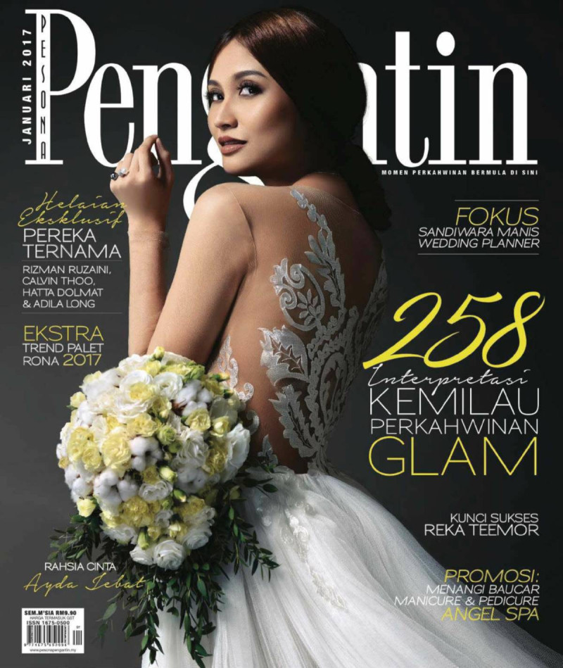  featured on the Pesona Pengantin cover from January 2017