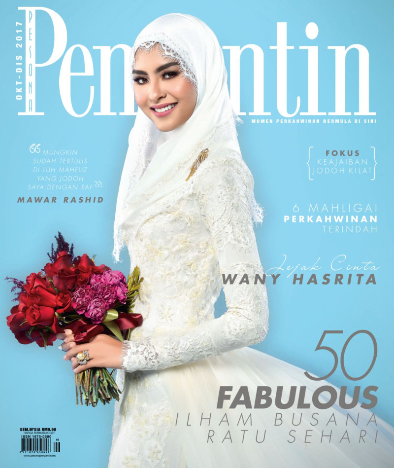  featured on the Pesona Pengantin cover from October 2017