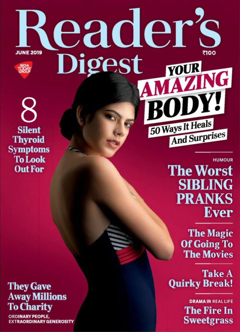  featured on the Reader\'s Digest India cover from June 2019