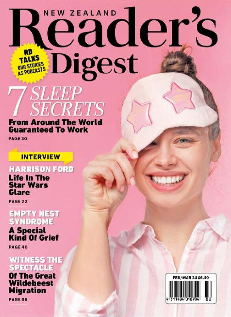  featured on the Reader\'s Digest New Zealand cover from February 2024