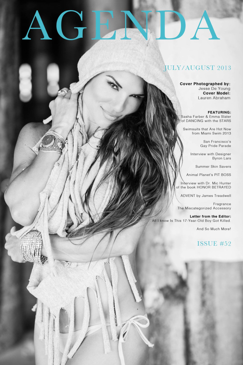 Lauren Abraham featured on the Agenda cover from July 2013