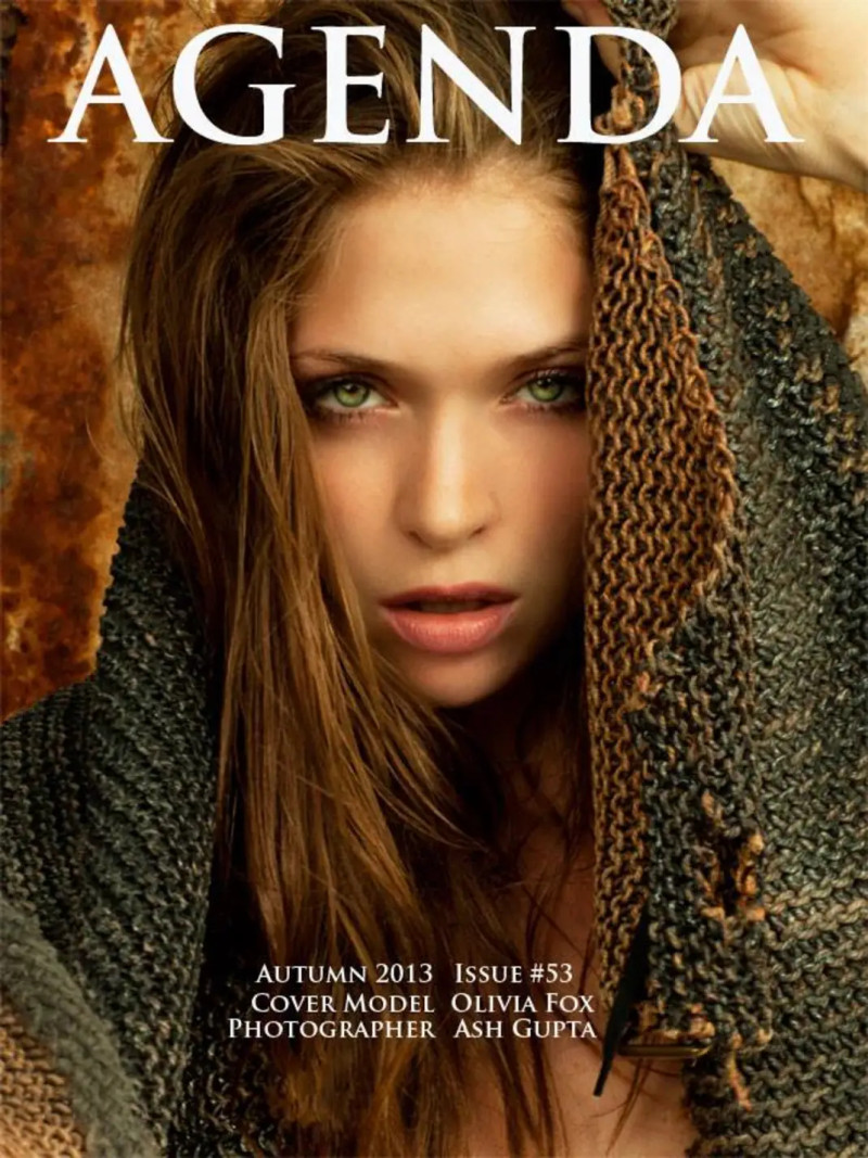 Olivia Fox featured on the Agenda cover from October 2013