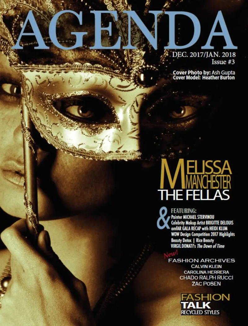 Heather Burton featured on the Agenda cover from December 2017