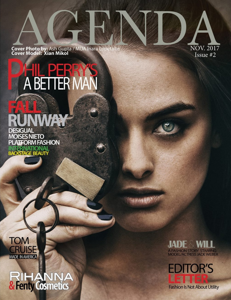 Xian Mikol featured on the Agenda cover from November 2017