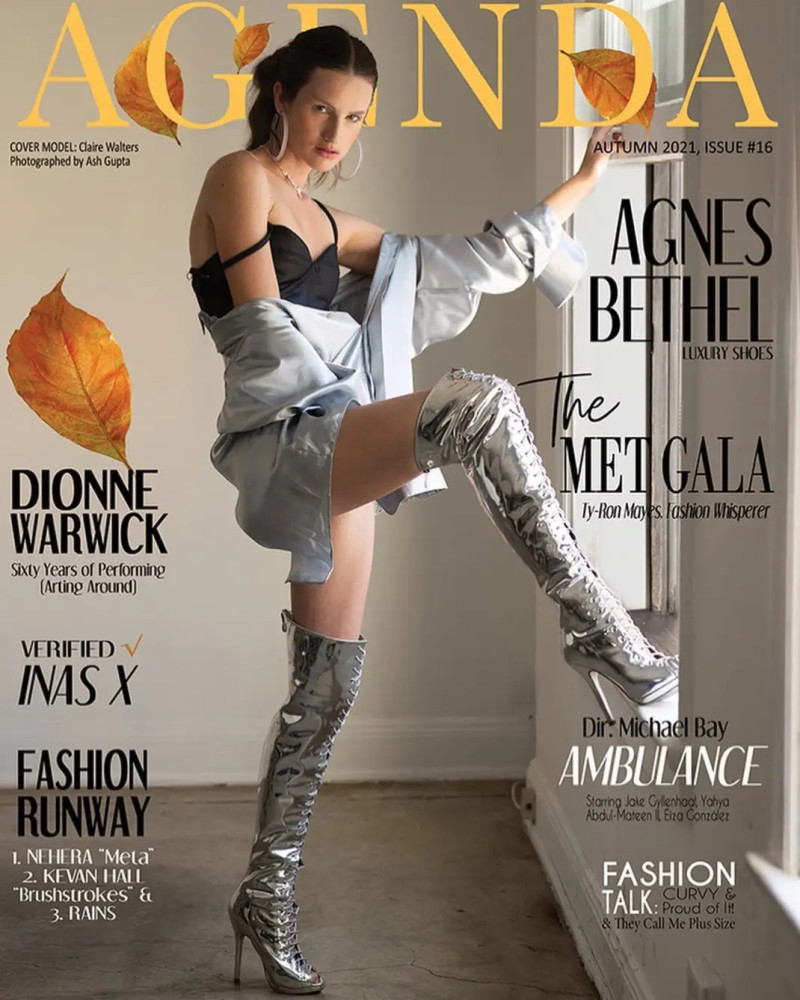 Claire Walters featured on the Agenda cover from November 2021