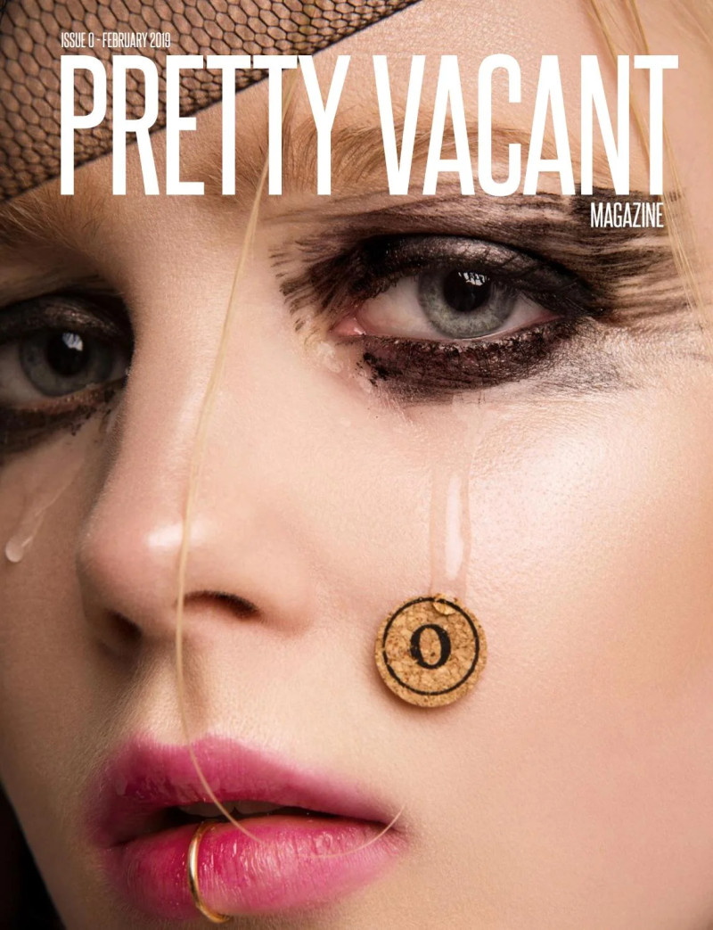 Polina Baren featured on the Pretty Vacant Magazine cover from February 2019