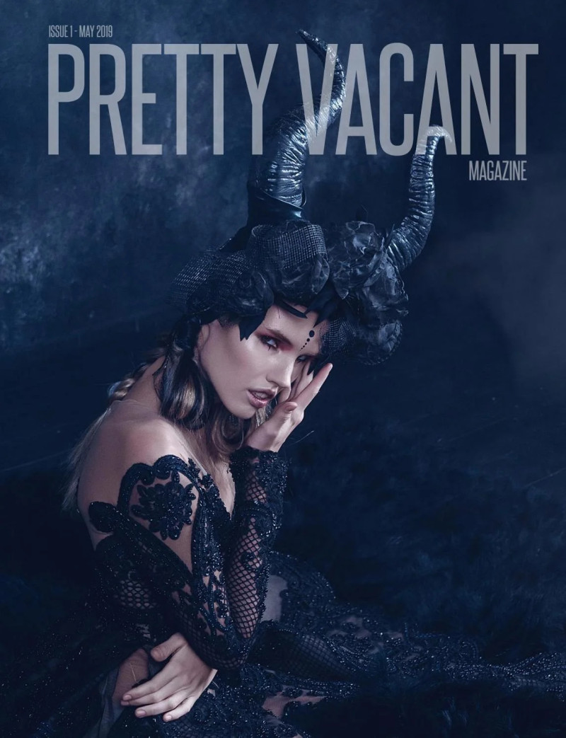 Anastasia Shumkova featured on the Pretty Vacant Magazine cover from May 2019