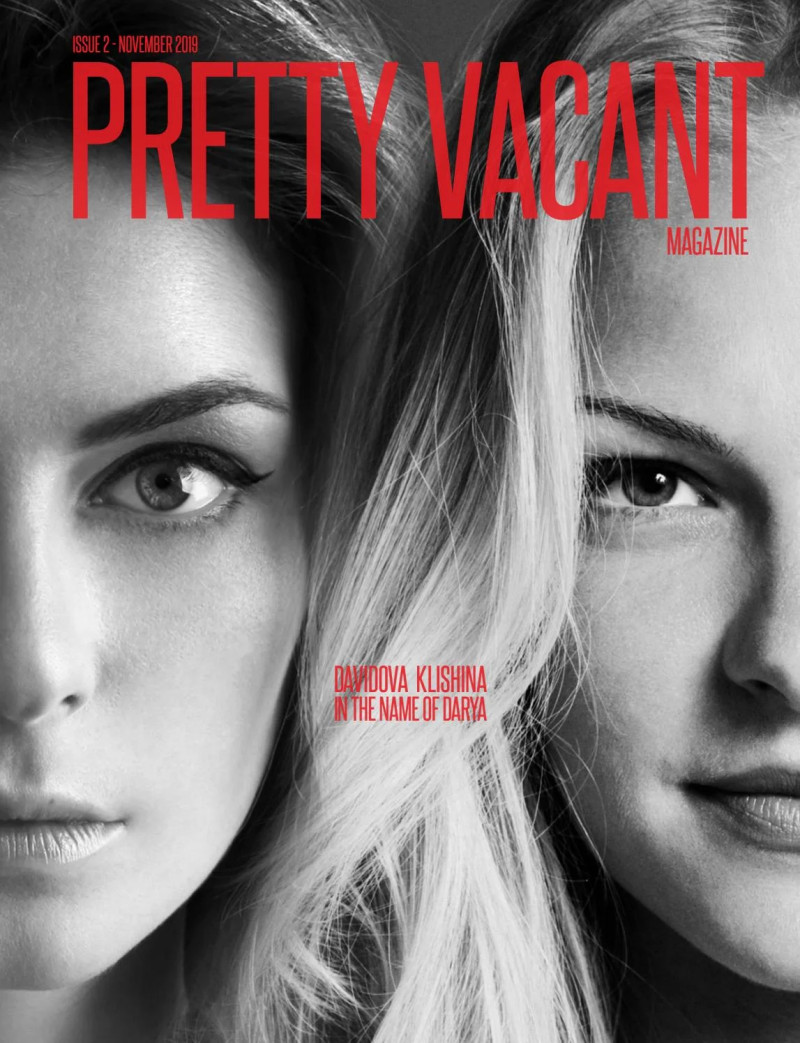 Darya Davidova, Darya Klishina featured on the Pretty Vacant Magazine cover from November 2019