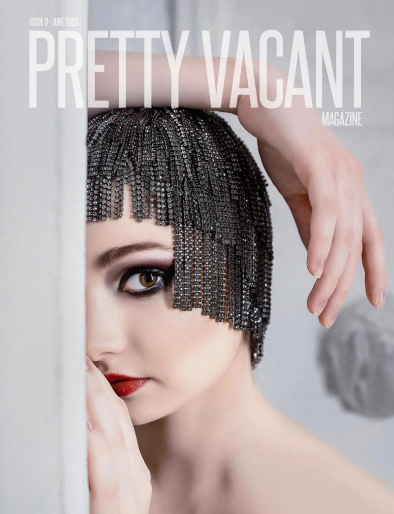 Alena Kovaleva featured on the Pretty Vacant Magazine cover from June 2020