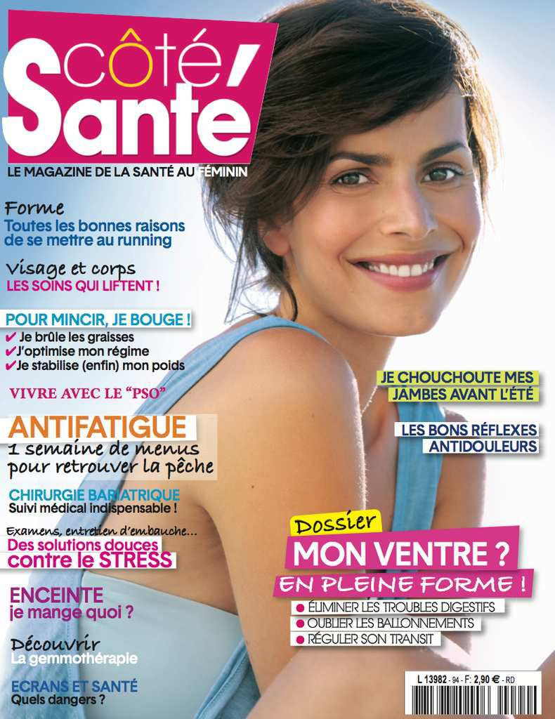 Ivona Gasper Dolic featured on the Coté Santé cover from May 2015