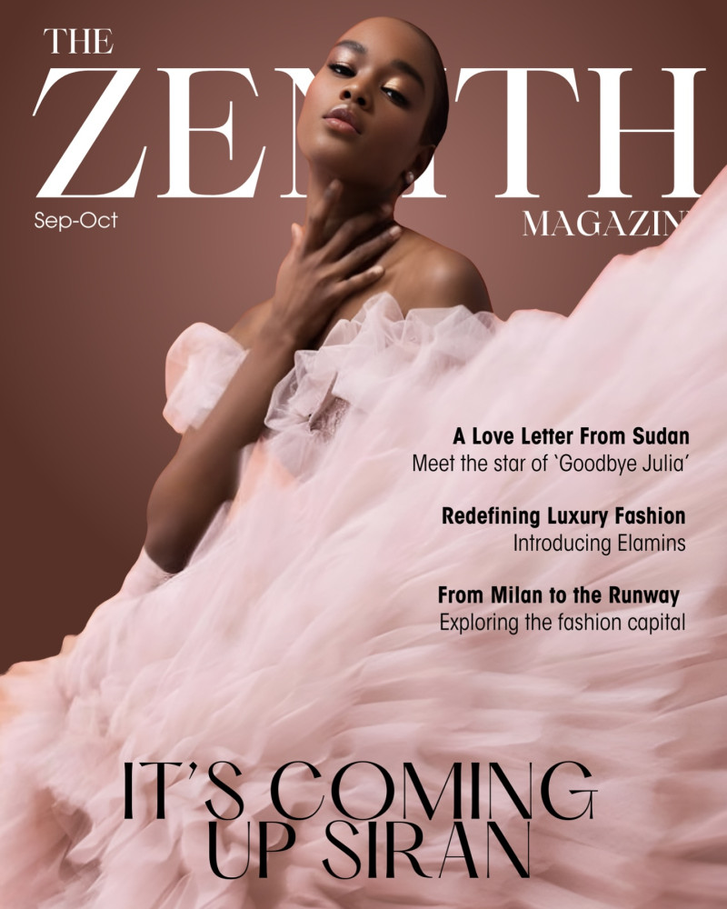 Siran Riak featured on the The Zenith Magazine cover from September 2024