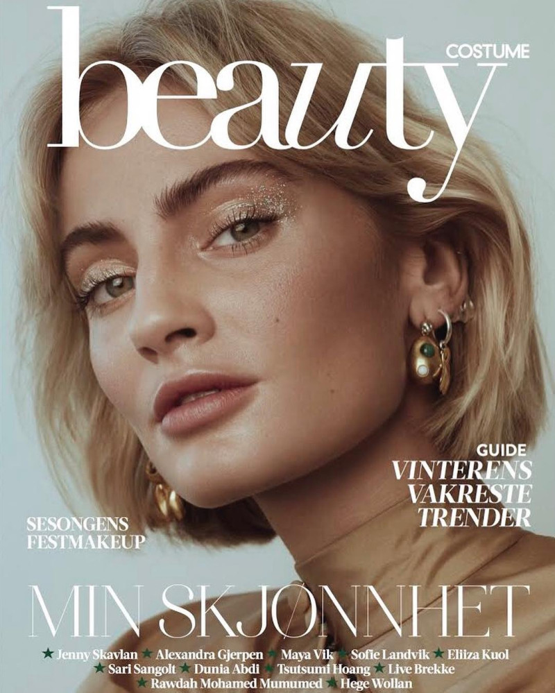 Sofie Landvik featured on the Costume Beauty Norway cover from November 2018