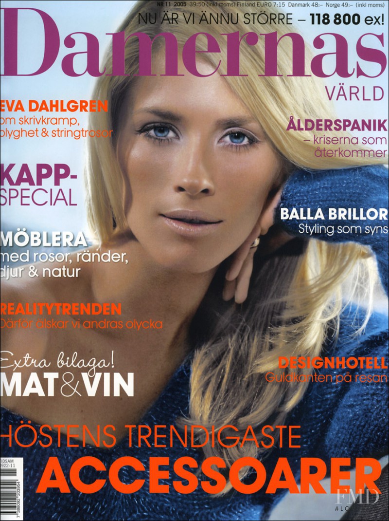  featured on the Damernas Värld cover from November 2005