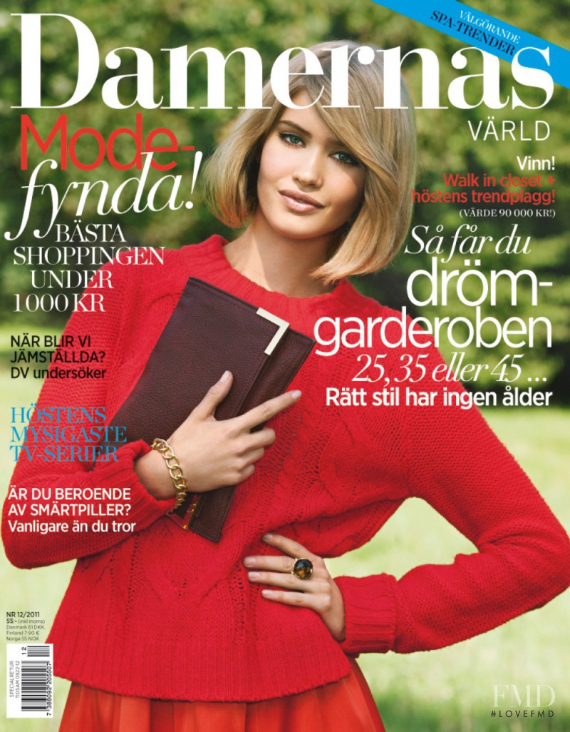 Terese Pagh Teglgaard featured on the Damernas Värld cover from September 2011