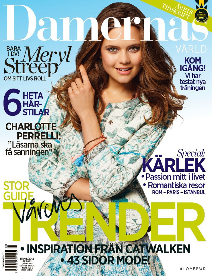  featured on the Damernas Värld cover from February 2012