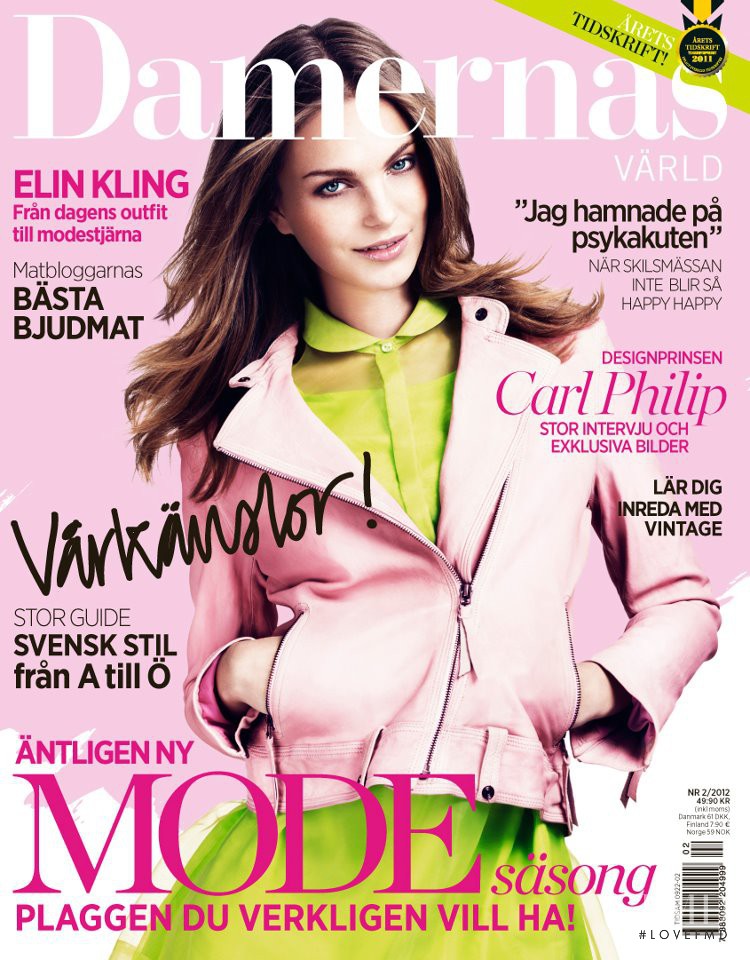  featured on the Damernas Värld cover from January 2012