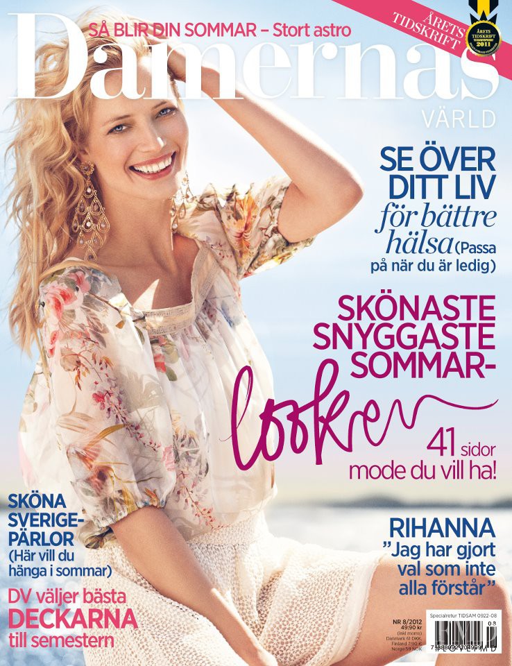 Jessica van der Steen featured on the Damernas Värld cover from June 2012