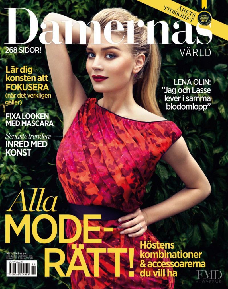  featured on the Damernas Värld cover from September 2012