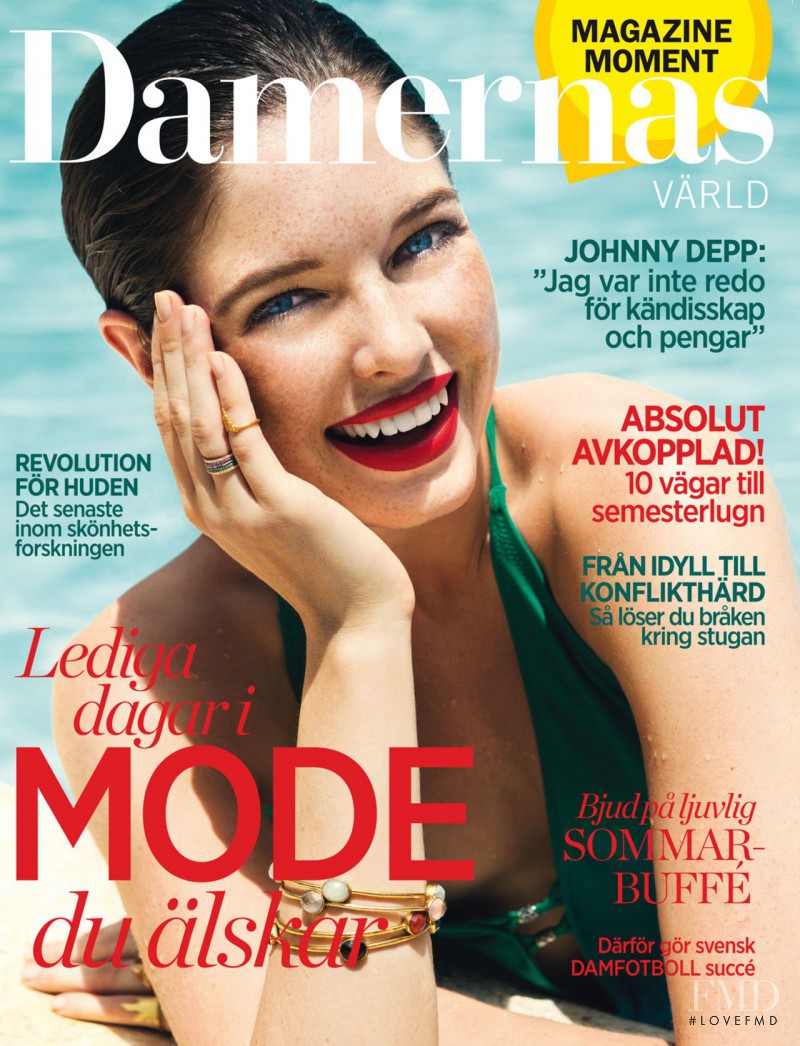  featured on the Damernas Värld cover from July 2013