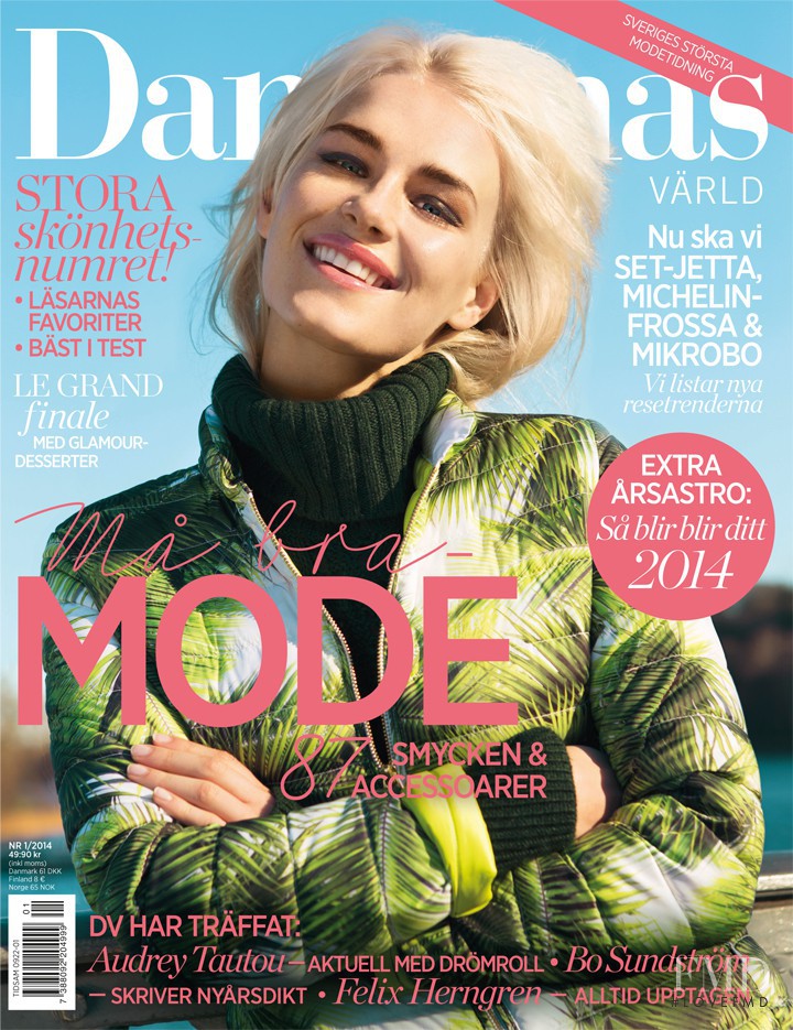  featured on the Damernas Värld cover from January 2014