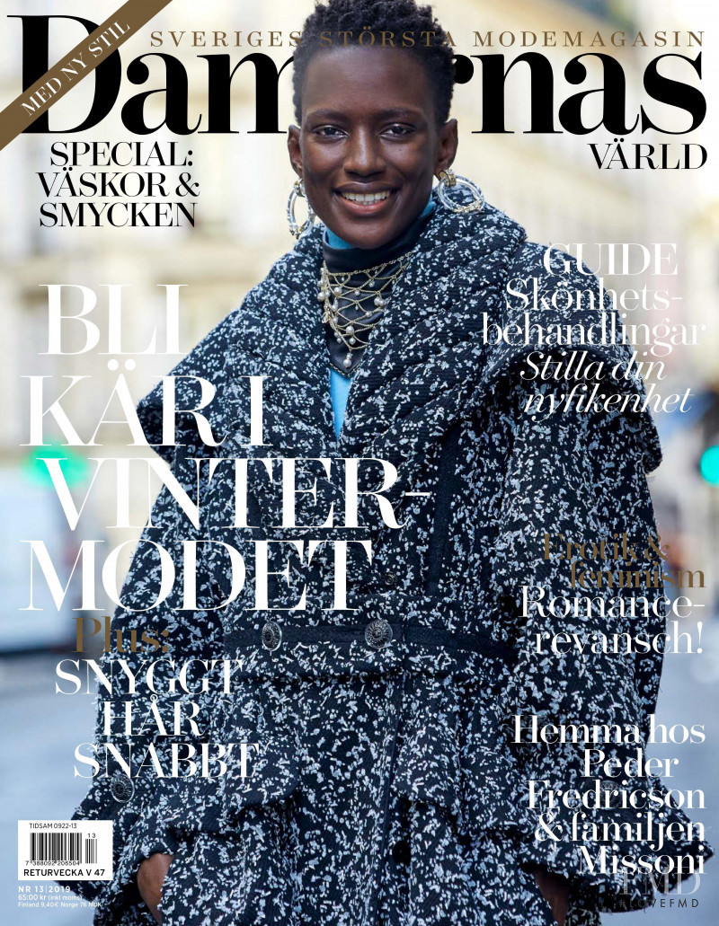 Fatou Samb featured on the Damernas Värld cover from November 2019