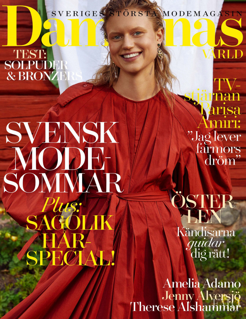 Frida Westerlund featured on the Damernas Värld cover from June 2020