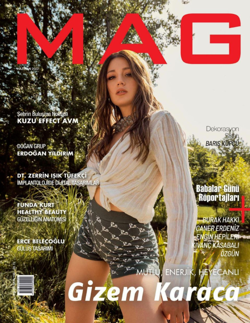 Gizem Karaca featured on the MAG cover from June 2022