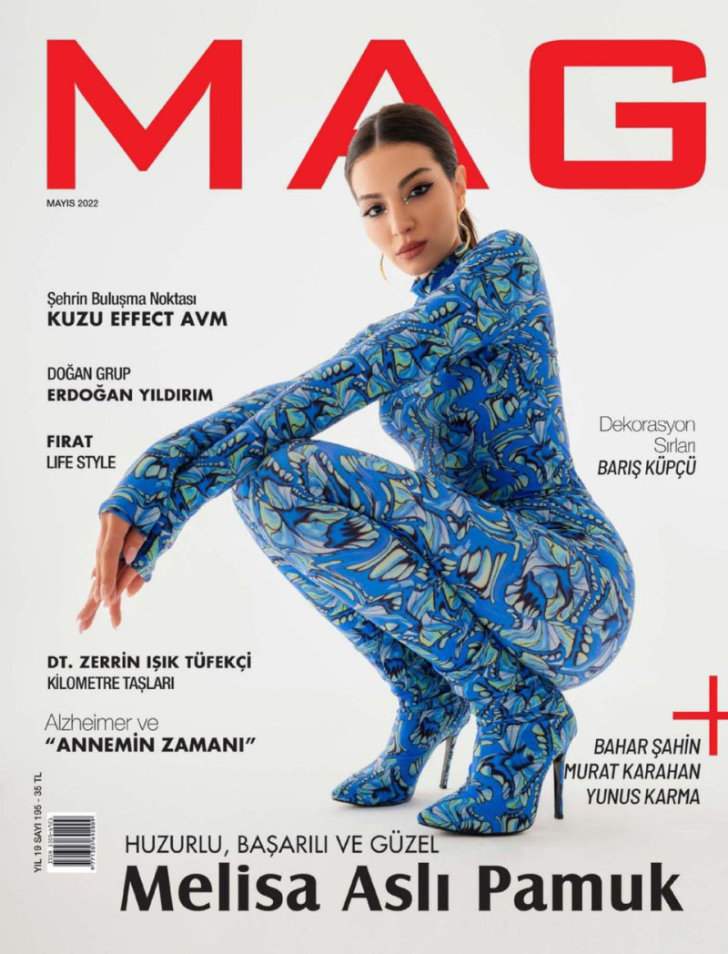 Melisa Asli Pamuk featured on the MAG cover from May 2022