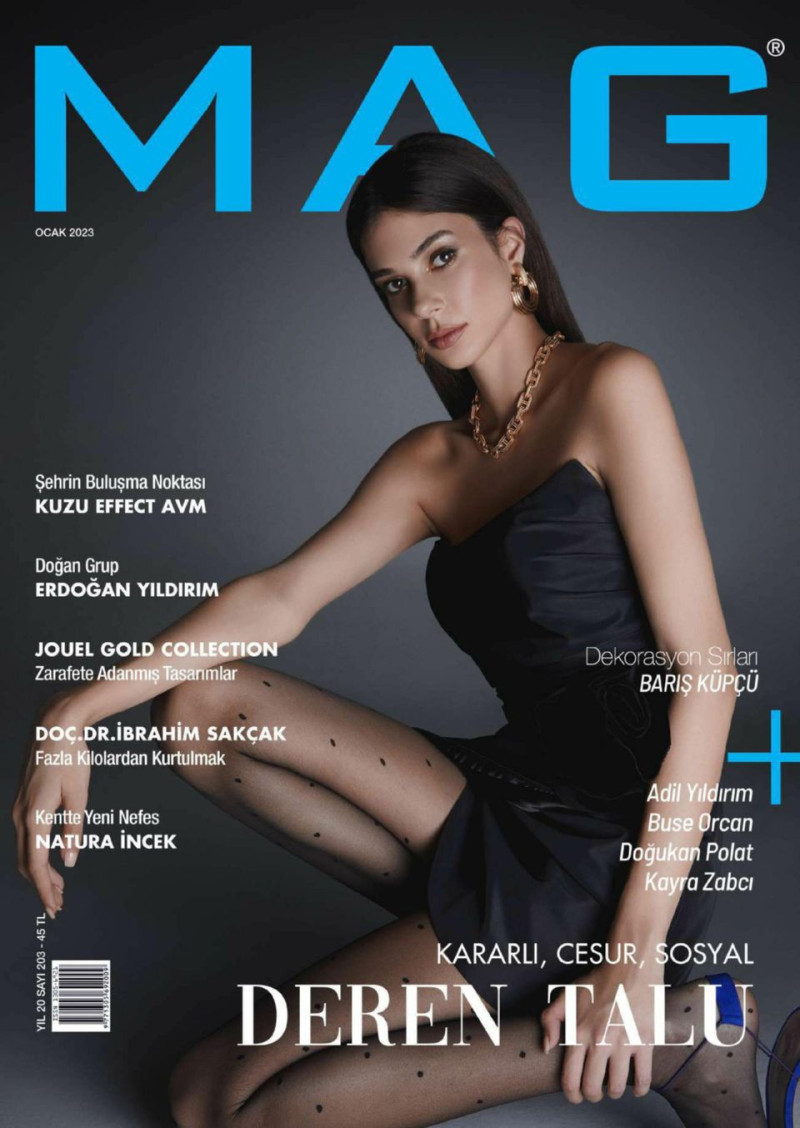 Deren Talu featured on the MAG cover from January 2023