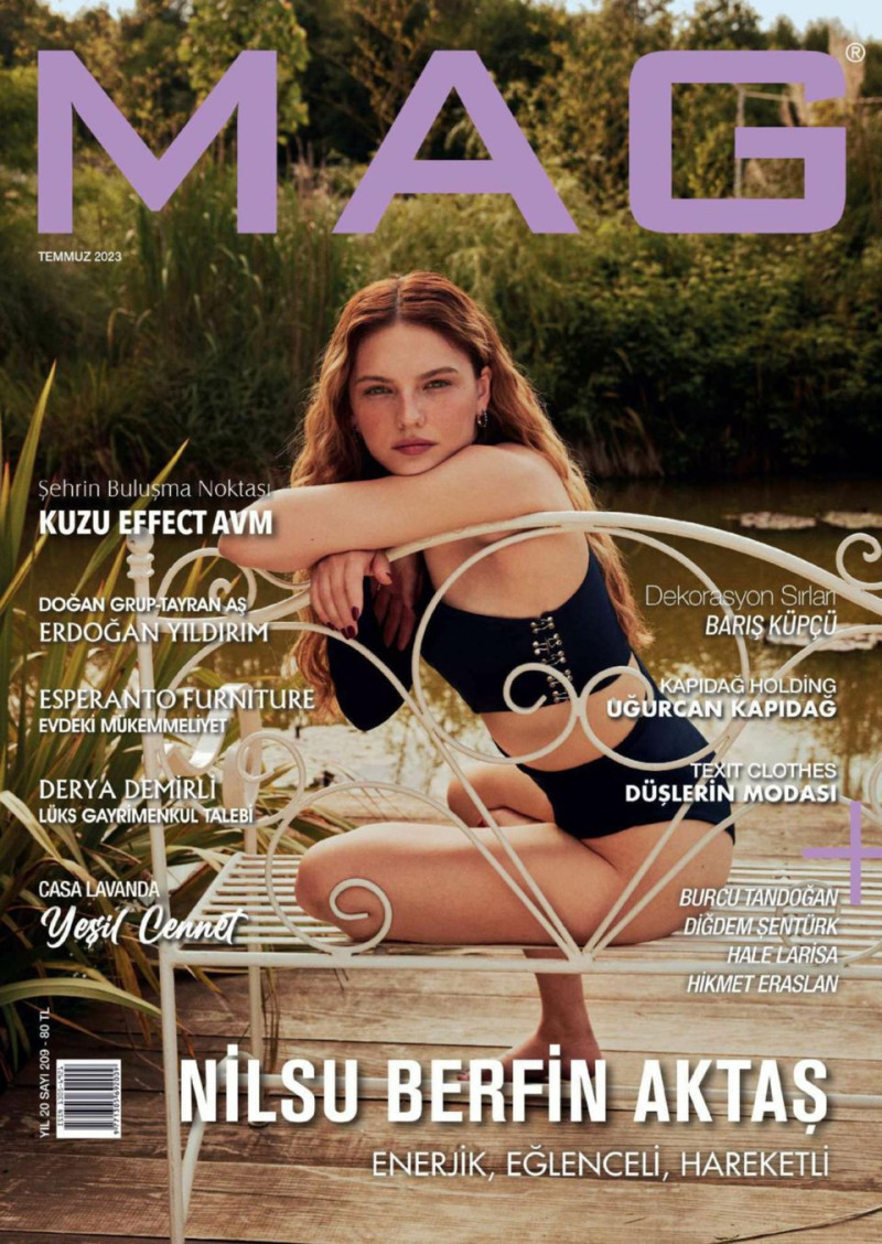 Nilsu Berfin Aktas featured on the MAG cover from July 2023