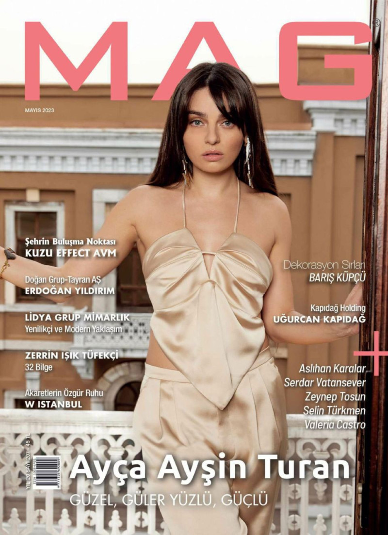 Ayca Aysin Turan featured on the MAG cover from May 2023