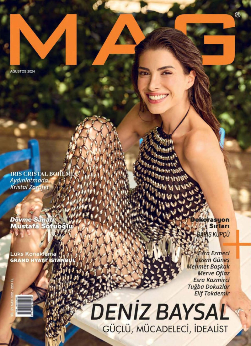 Deniz Baysal featured on the MAG cover from August 2024