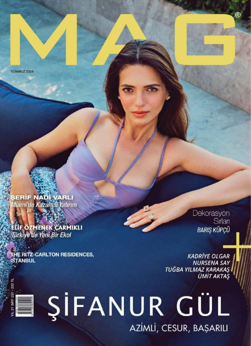 Sifanur Gul featured on the MAG cover from July 2024