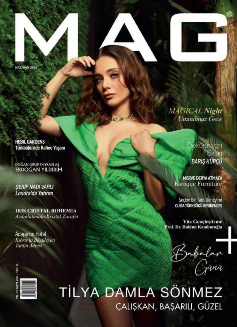 Tilya Damla Sonmez featured on the MAG cover from June 2024