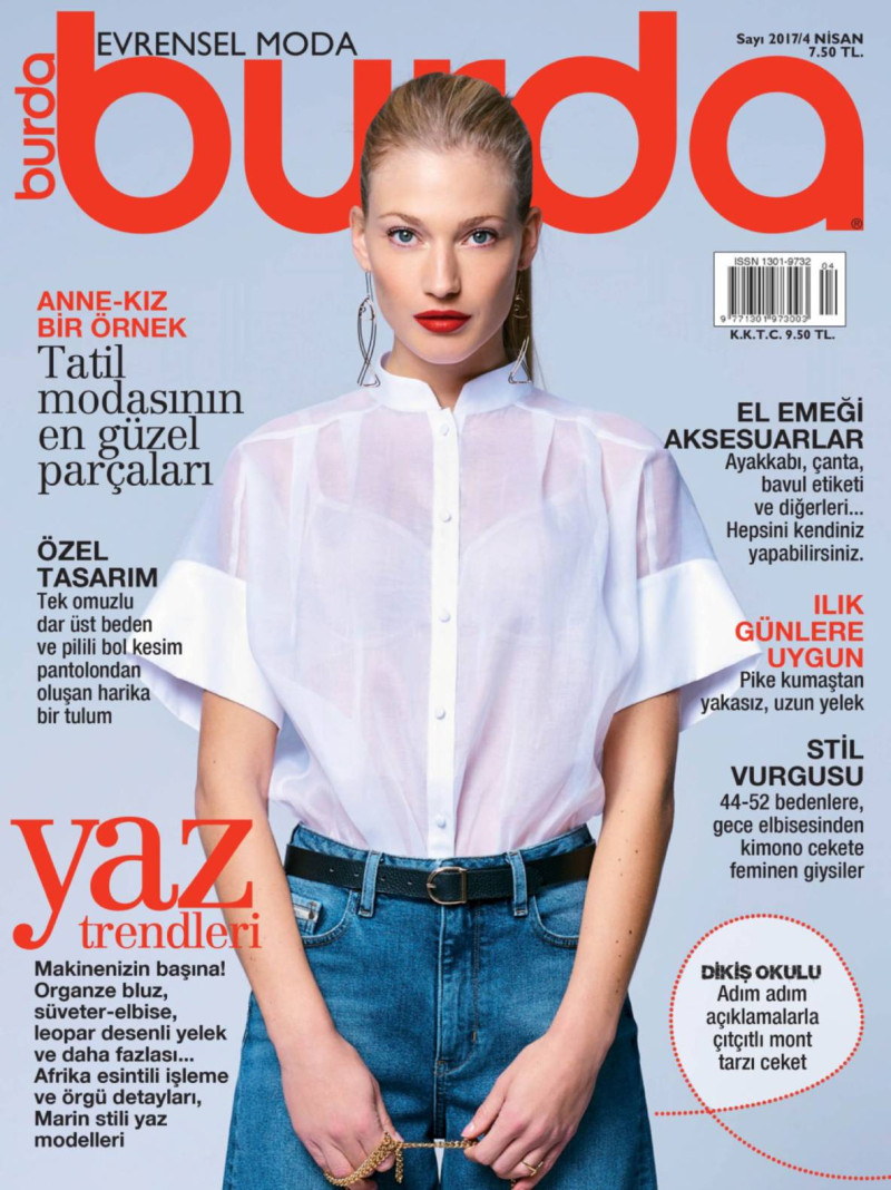  featured on the Burda Turkey cover from April 2017