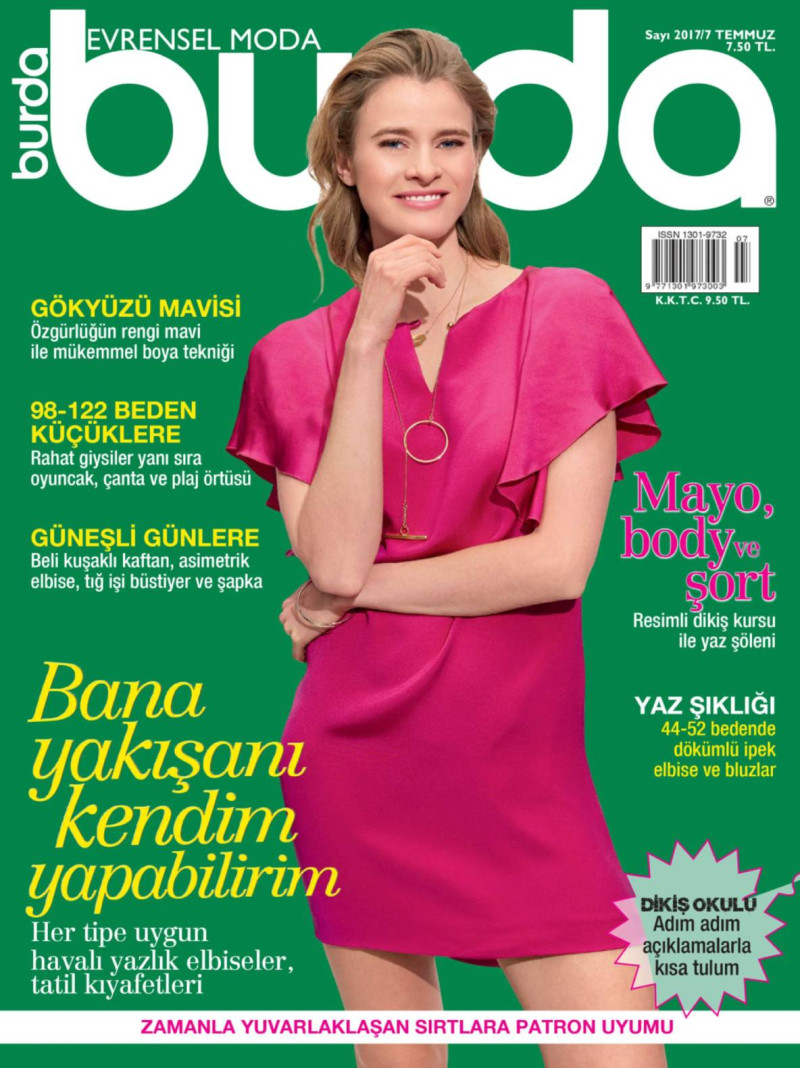  featured on the Burda Turkey cover from July 2017