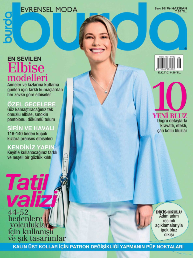  featured on the Burda Turkey cover from June 2017