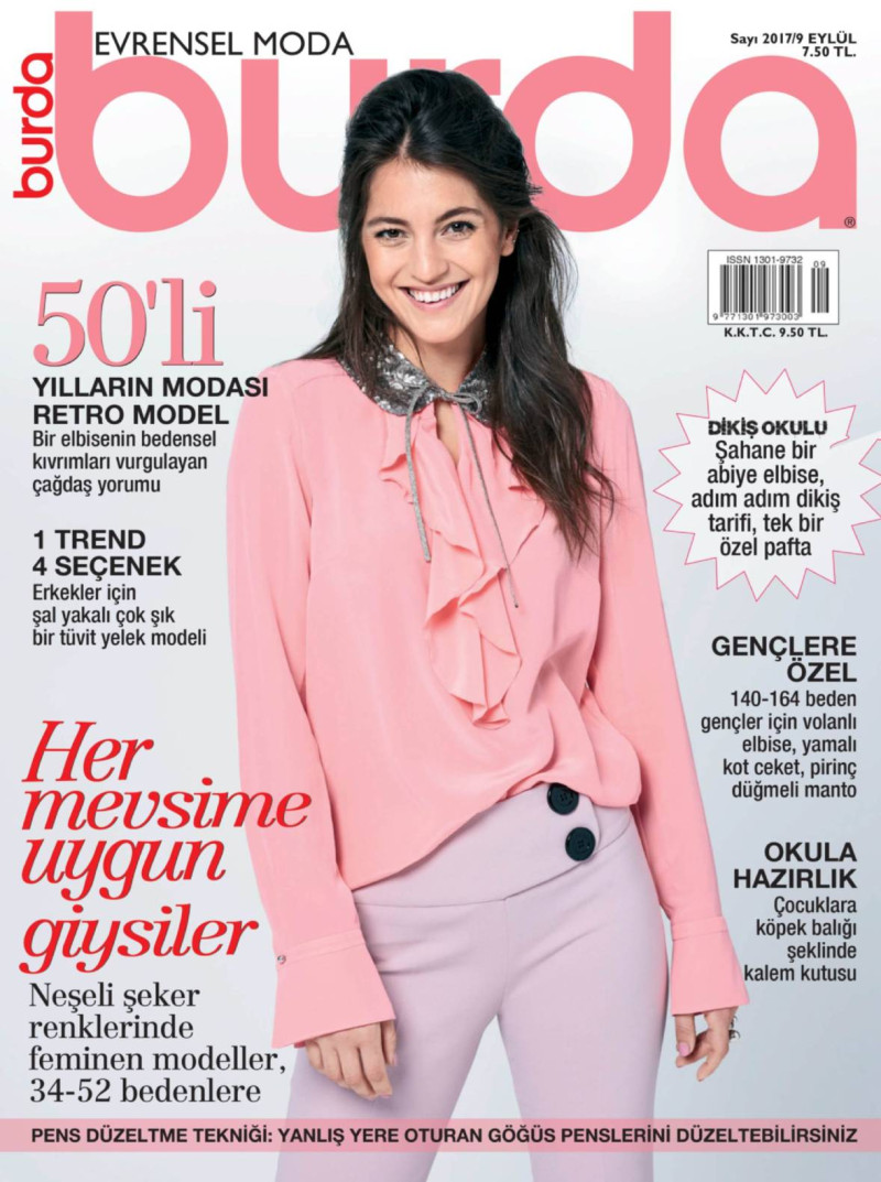  featured on the Burda Turkey cover from September 2017