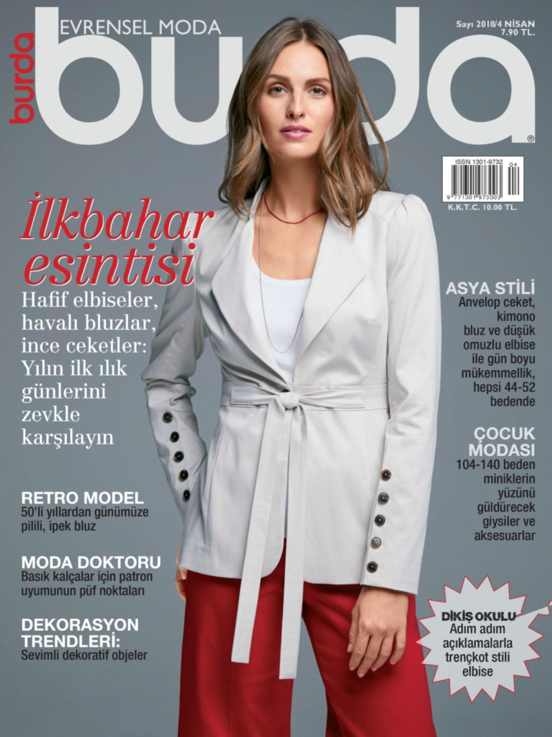  featured on the Burda Turkey cover from April 2018