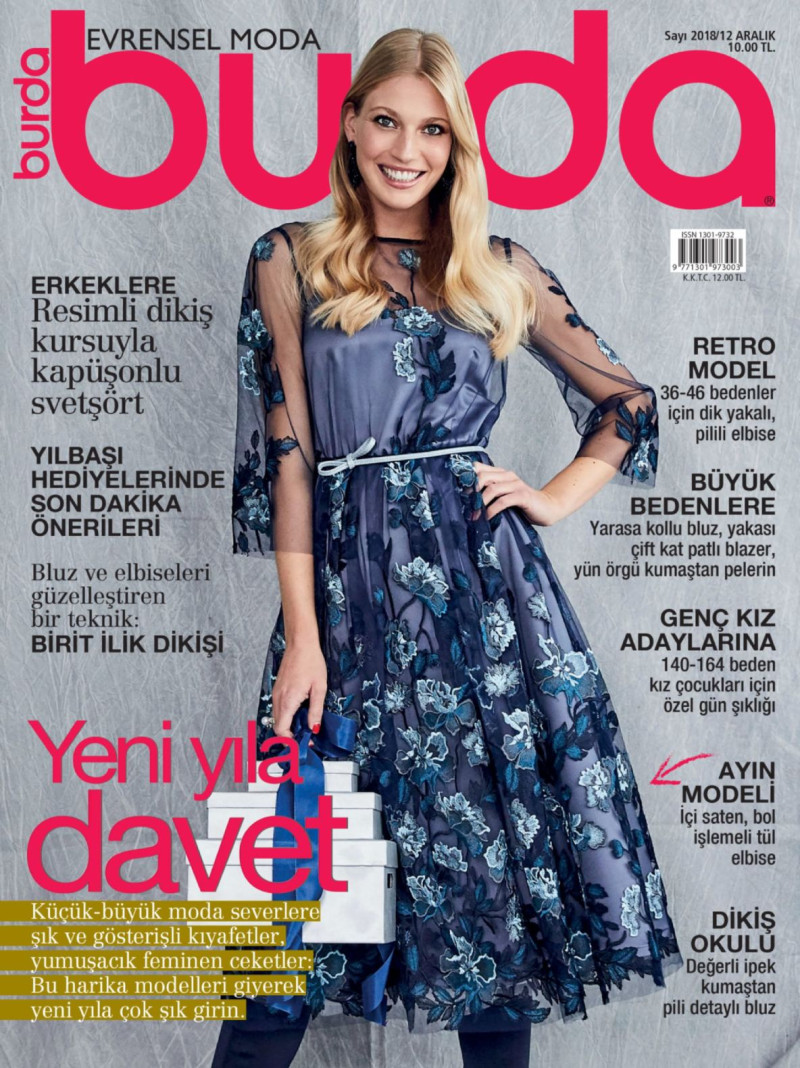  featured on the Burda Turkey cover from December 2018