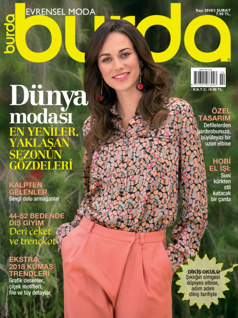  featured on the Burda Turkey cover from February 2018